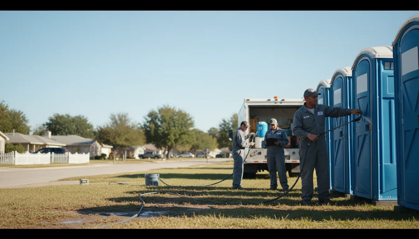 Long-Term Portable Toilet Rental in Reasnor, IA near me